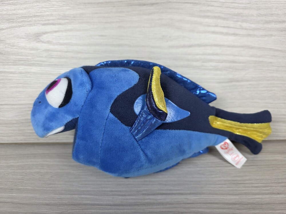 Ty Sparkle Disney Dory Plush Fish Finding Nemo Blue 9" SU47